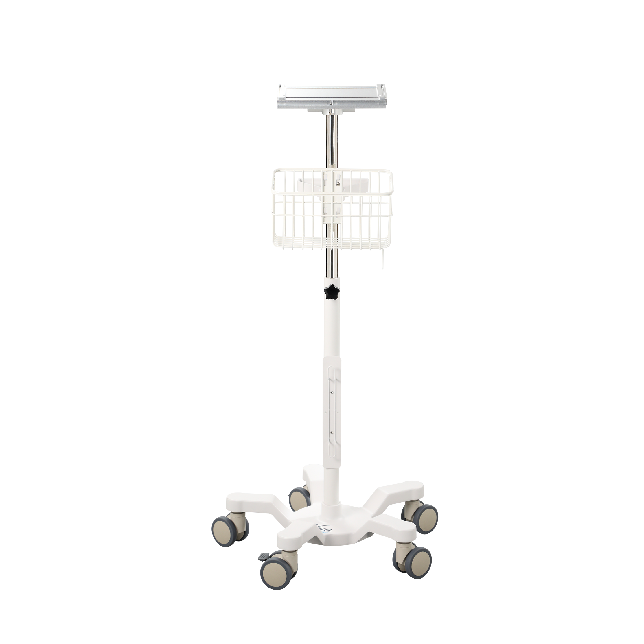 Universal Mobile Cart with RVS-100 Vital Signs Monitor Mounting Plate