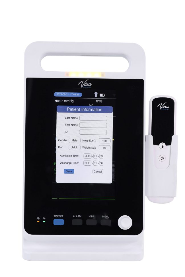 Omni Vital Sign Patient Monitor, with Infrared Thermometer - Image 7