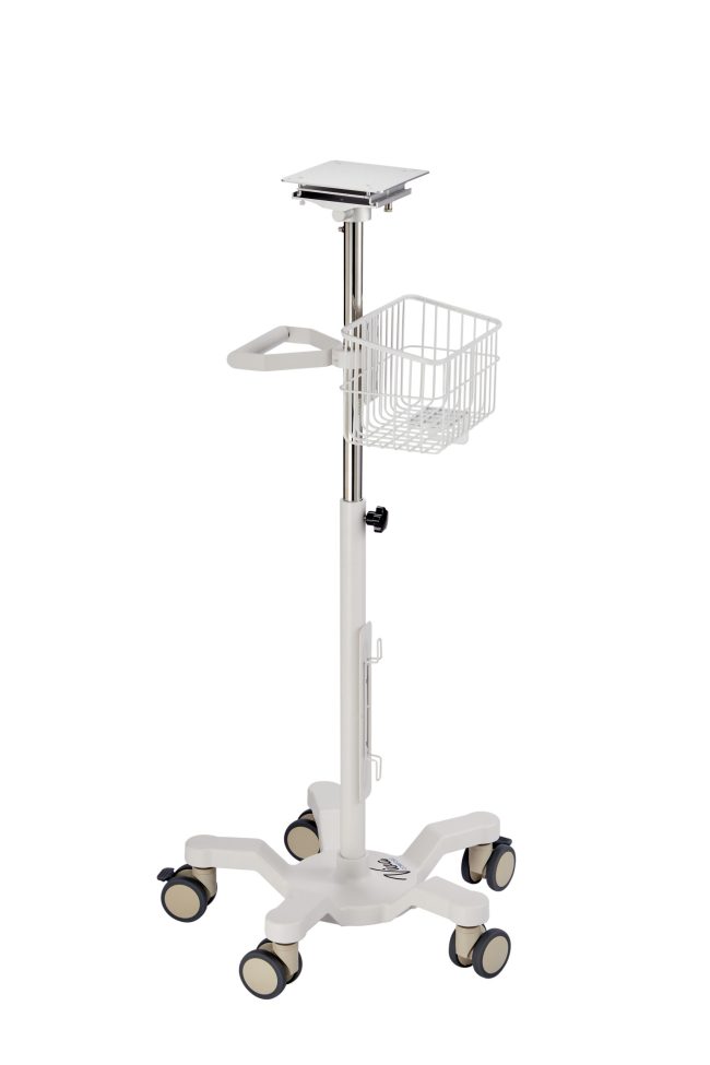 Universal Mobile Cart with Edan Monitors Elite V Series Mounting Plate - Image 2