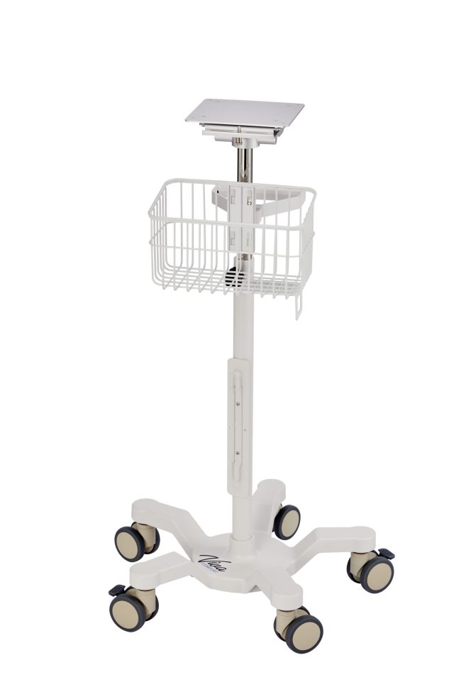 Universal Mobile Cart with Edan Monitors Elite V Series Mounting Plate - Image 5