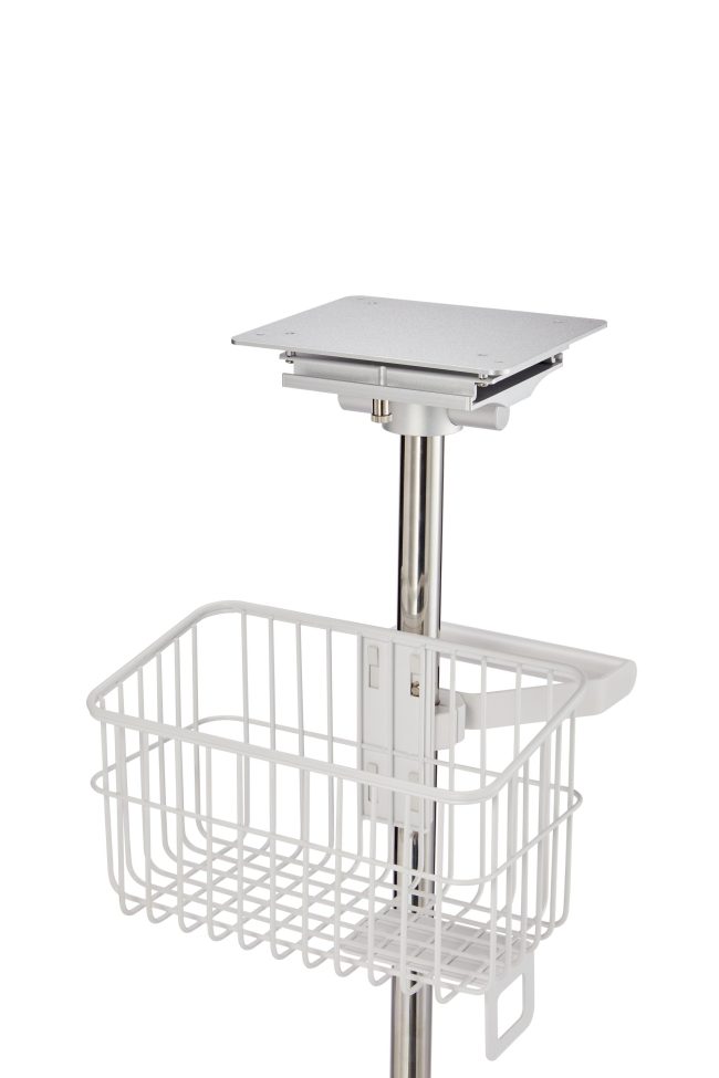 Universal Mobile Cart with Edan Monitors Elite V Series Mounting Plate - Image 6