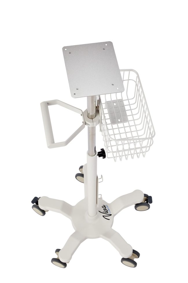 Universal Mobile Cart with Edan Monitors Elite V Series Mounting Plate - Image 7